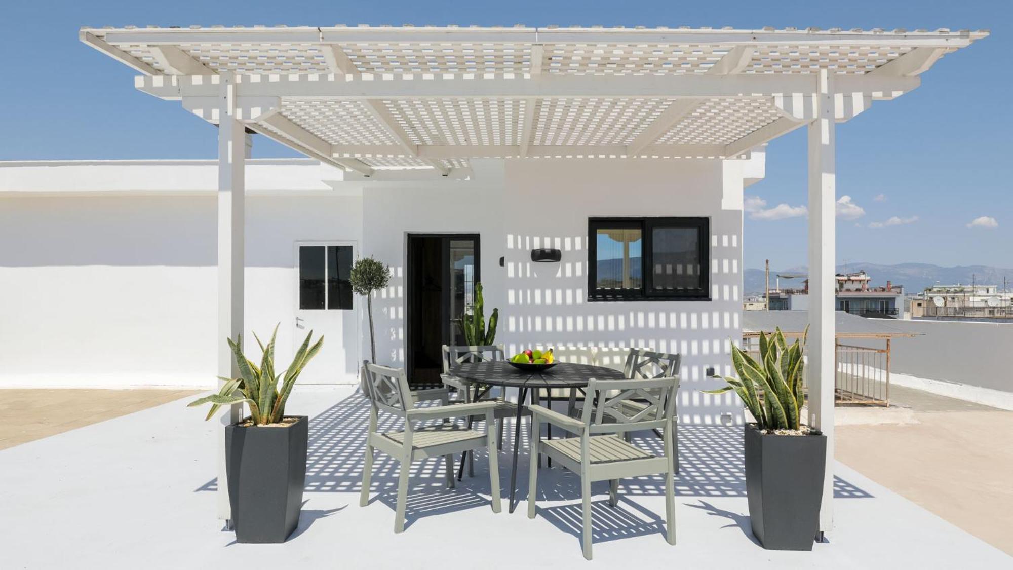 Acropol Studio Loft With Amazing View & Terrace Atene Camera foto